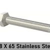 M8 X 65mm Bitcoin Seed Stack Stainless Steel Bolt