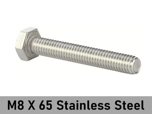 M8 X 65mm Bitcoin Seed Stack Stainless Steel Bolt